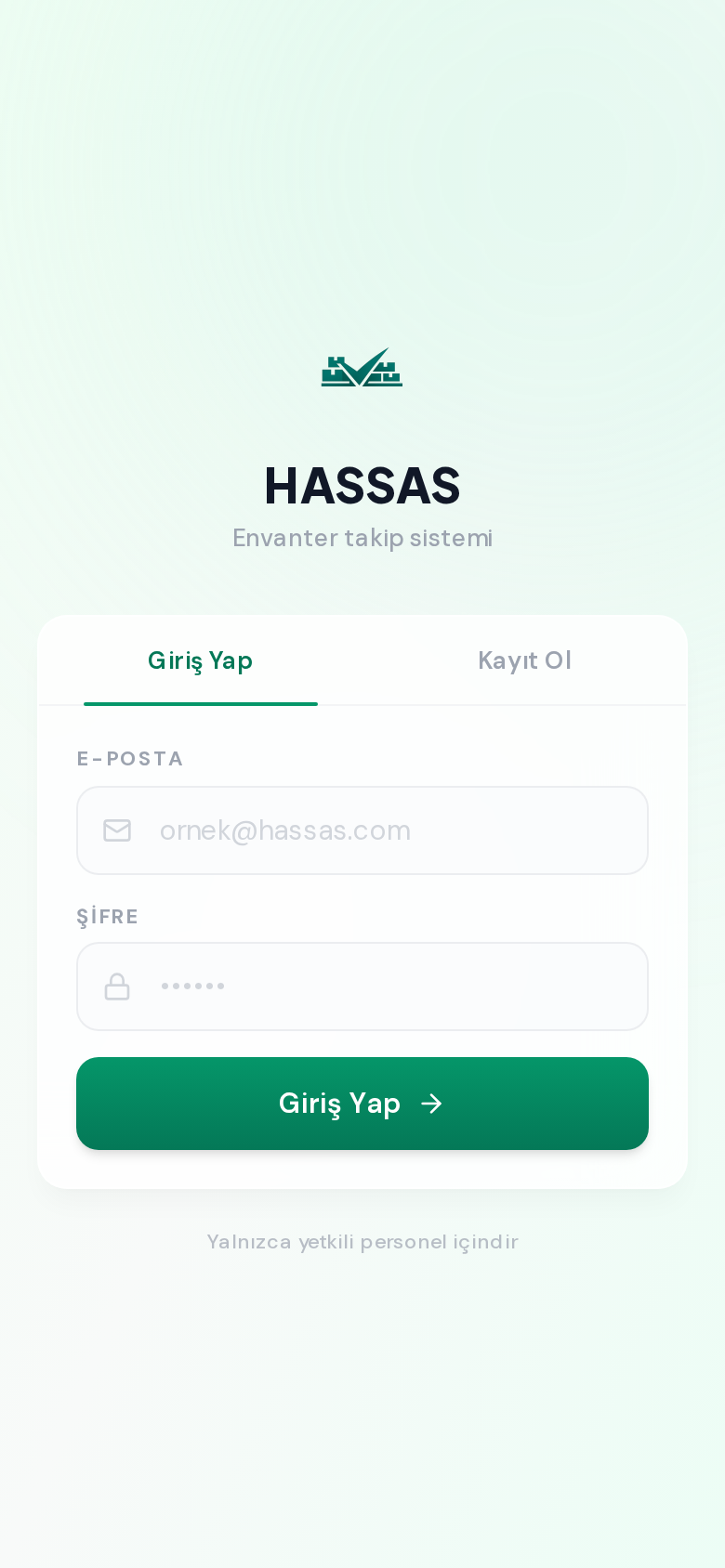 Giriş Ekranı