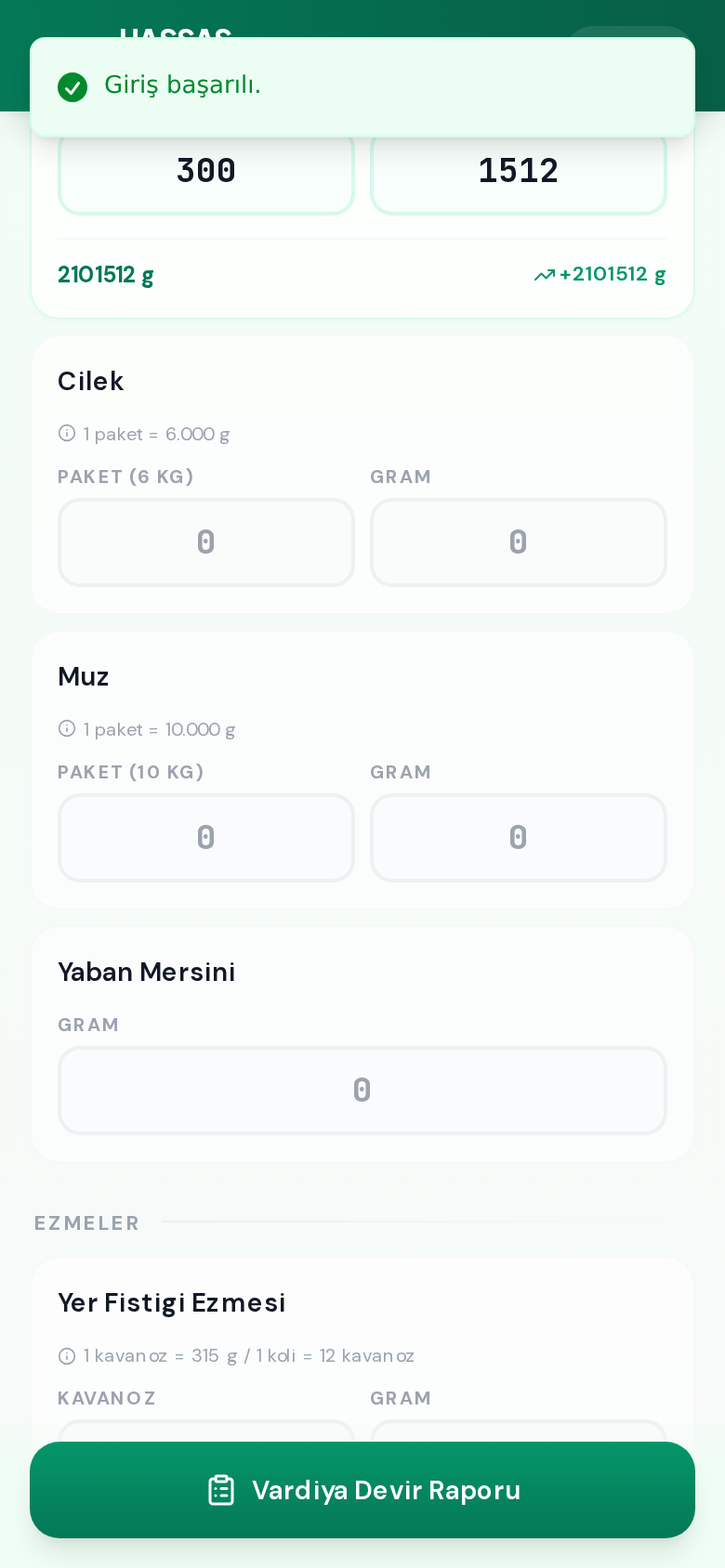 Ürün kartları